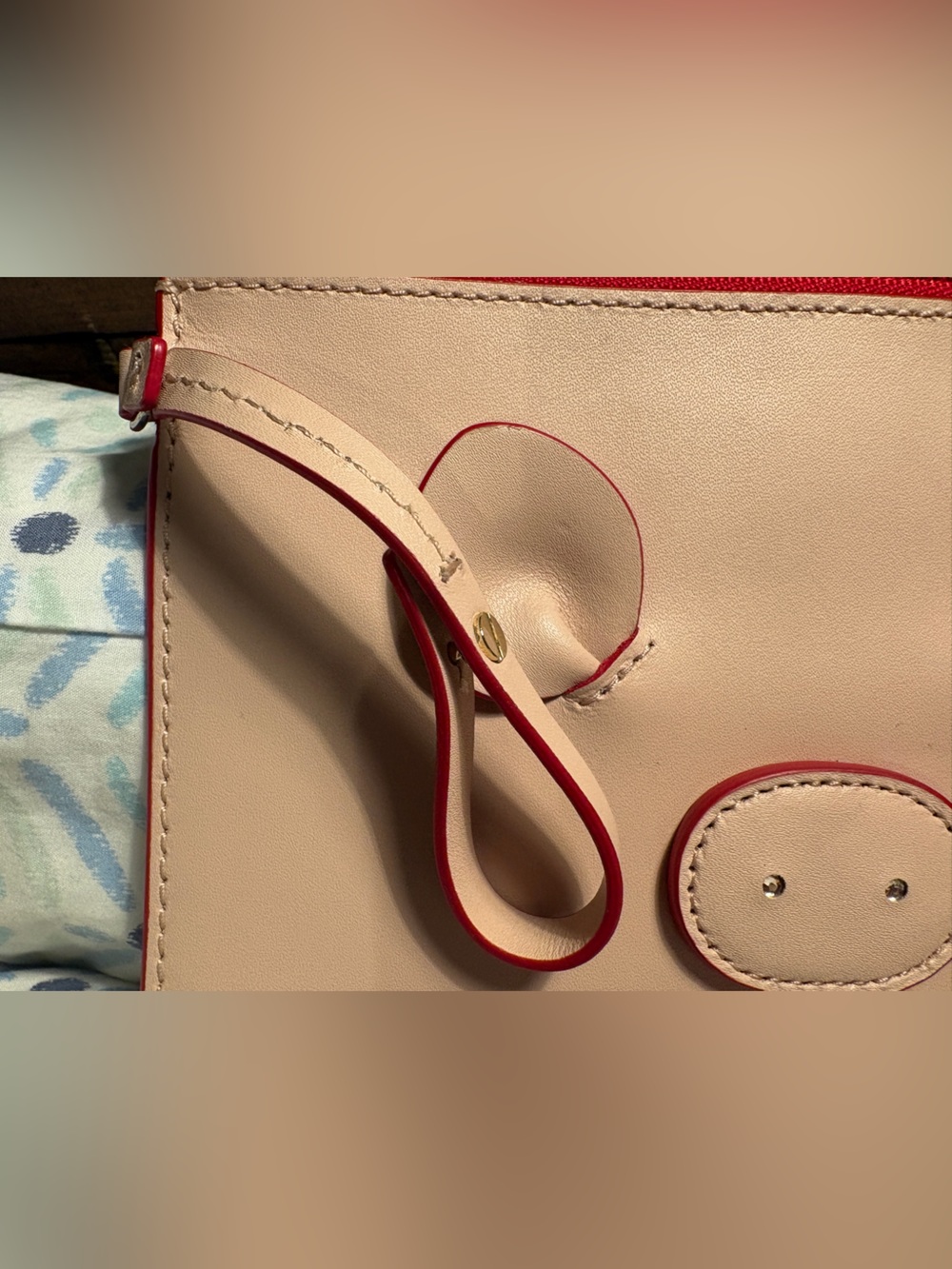 kate spade Pink Pig Zip Pouch Wristlet - Picture 3 of 8